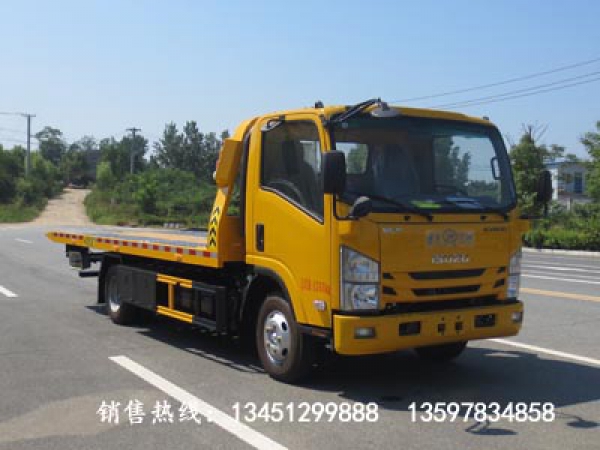 慶鈴平板一拖二清障車(chē)(六)